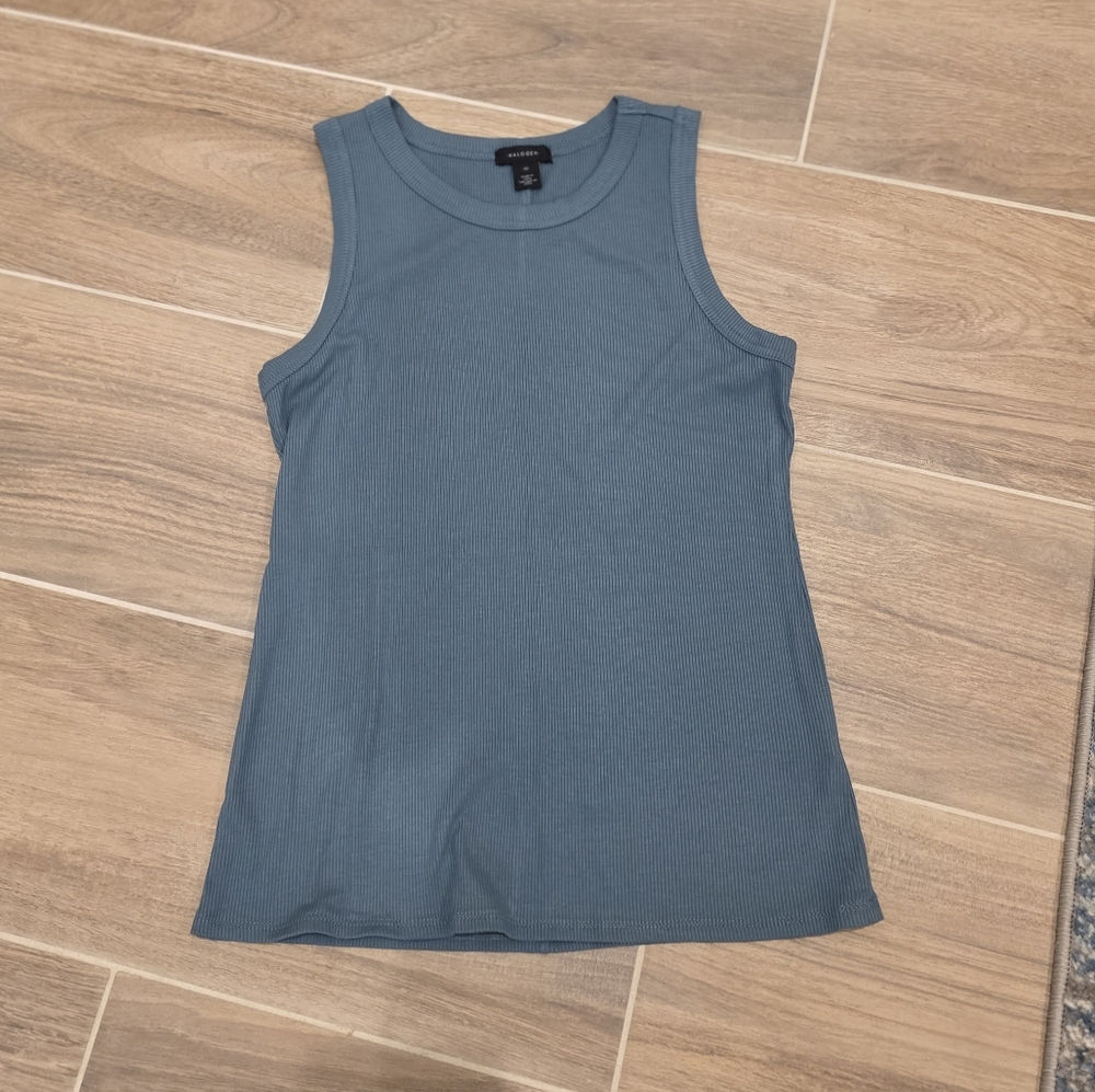 Blue Sleeveless Top